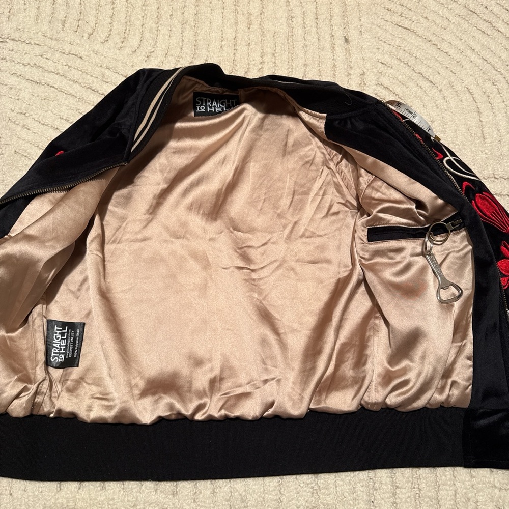 Straight To Hell Embroidered Jacket - image 4